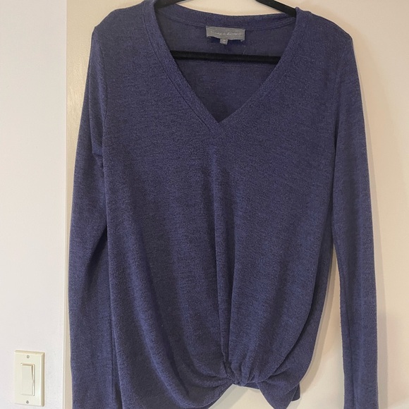 Sunday in Brooklyn Tops - Sunday in Brooklyn Deep Indigo Knit Top